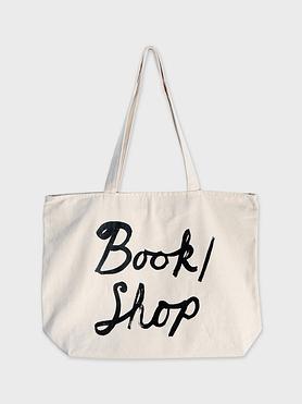 LARGE ZIPPER-TOP TOTE IN ECRU NATURAL